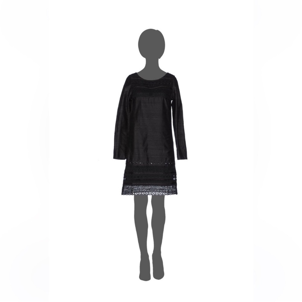 Vanessa Bruno Athe - Elegant Black 100% silk Dress size 36